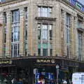 A lovely 1910s or 20s Spar building, Busking in Temple Bar, Dublin, Ireland - 12th August 2019