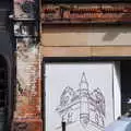 Crumbling building, Busking in Temple Bar, Dublin, Ireland - 12th August 2019