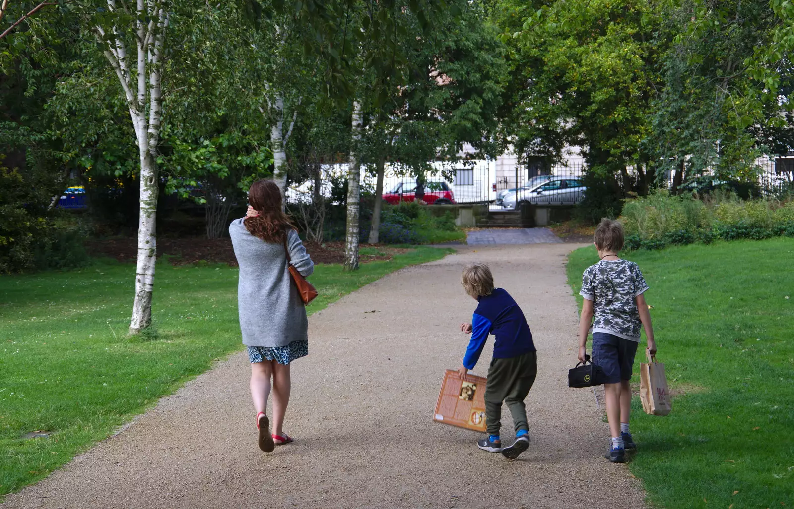 Walking around St. Stephen's Green, from Busking in Temple Bar, Dublin, Ireland - 12th August 2019