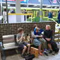 Isobel chats to Meagan, Busking in Temple Bar, Dublin, Ireland - 12th August 2019