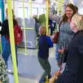 Back on a DART train, Busking in Temple Bar, Dublin, Ireland - 12th August 2019