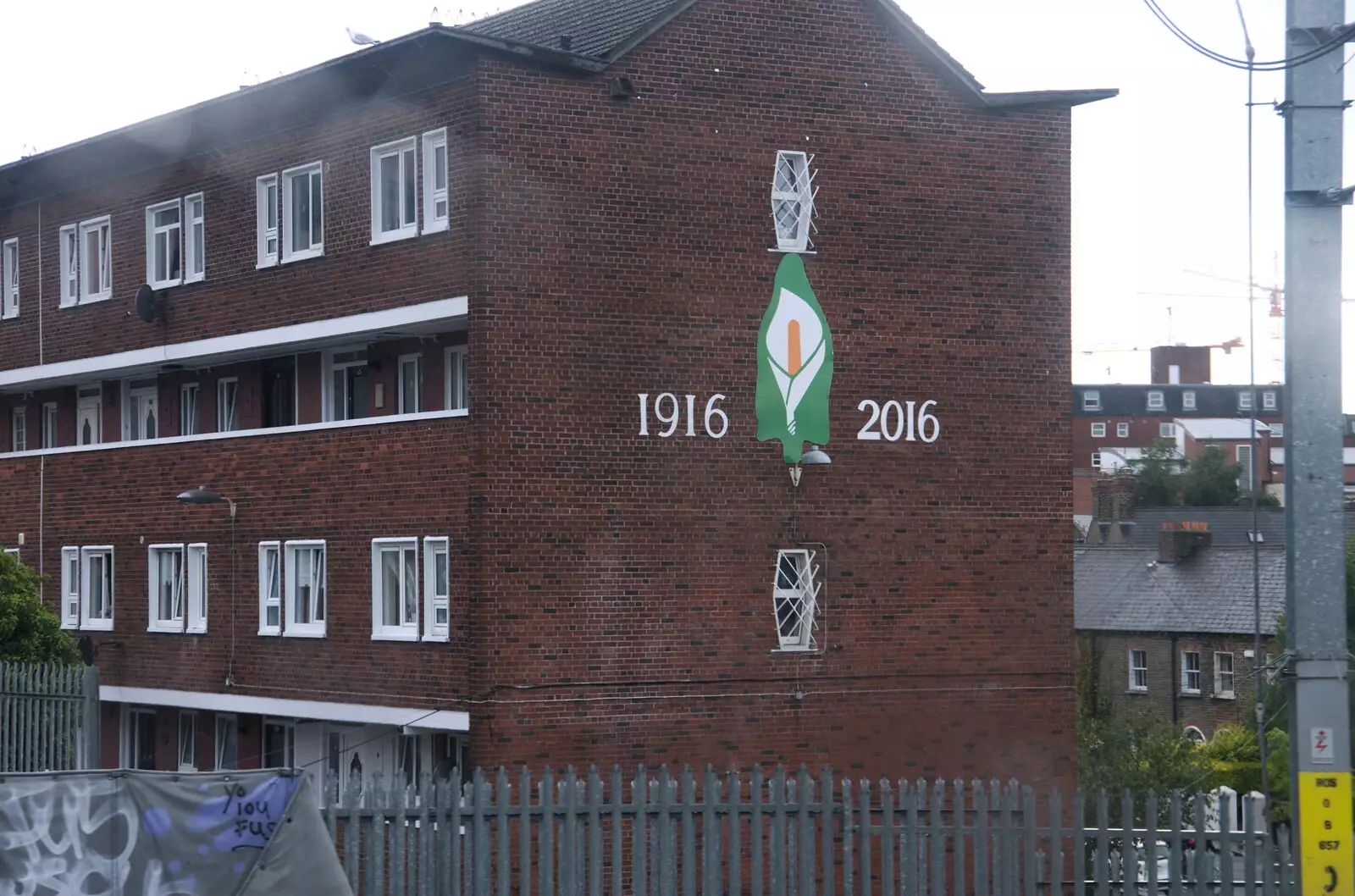 Easter Rising commemoration, from Busking in Temple Bar, Dublin, Ireland - 12th August 2019