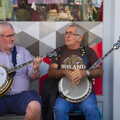 A couple of banjo players, The Fleadh Cheoil na hÉireann, Droichead Átha, Co. Louth, Ireland - 13th August 2019