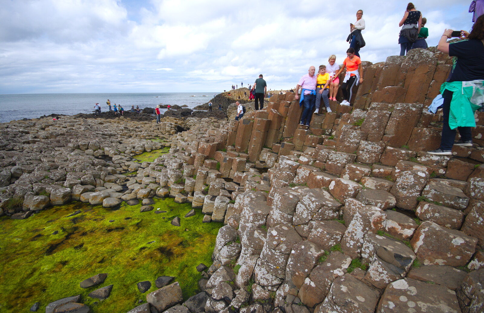 Hexagons all round from The Giant's Causeway, Bushmills, County Antrim, Northern Ireland - 14th August 2019