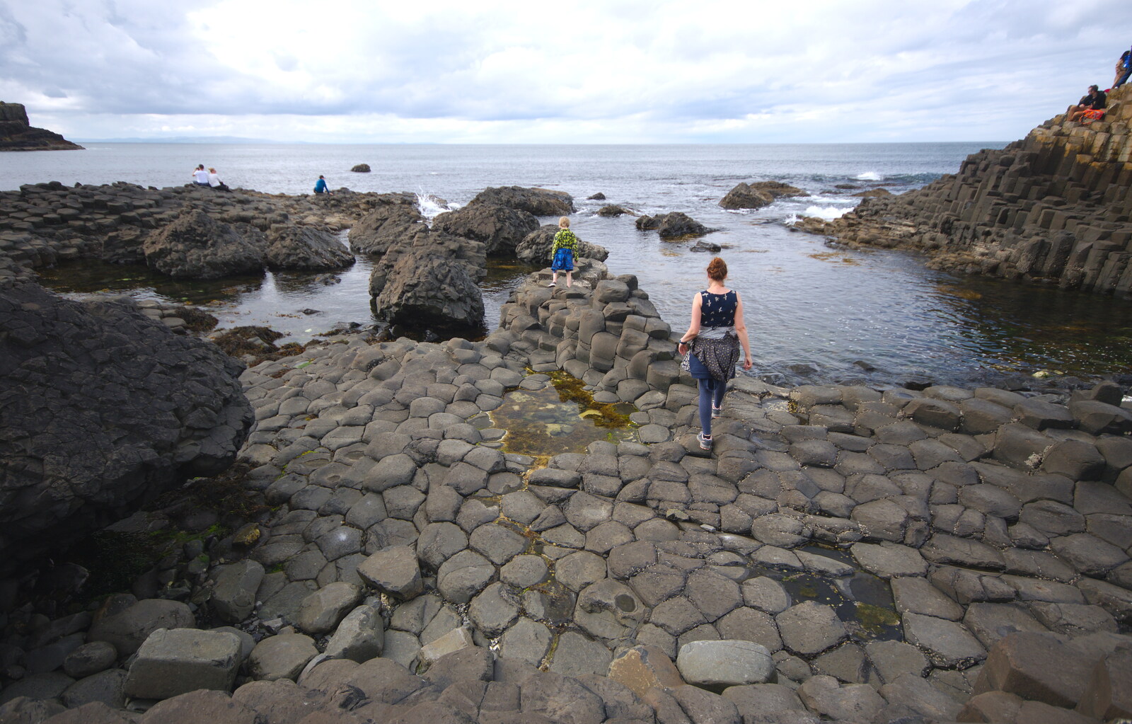 Isobel roams around from The Giant's Causeway, Bushmills, County Antrim, Northern Ireland - 14th August 2019