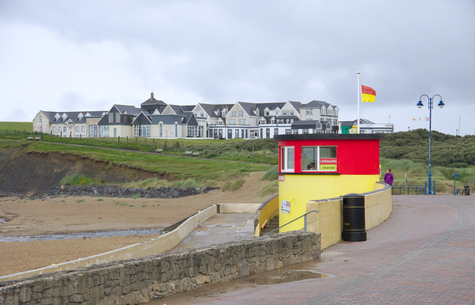 The Bundoran lifeguard station from A Day in Derry, County Londonderry, Northern Ireland - 15th August 2019
