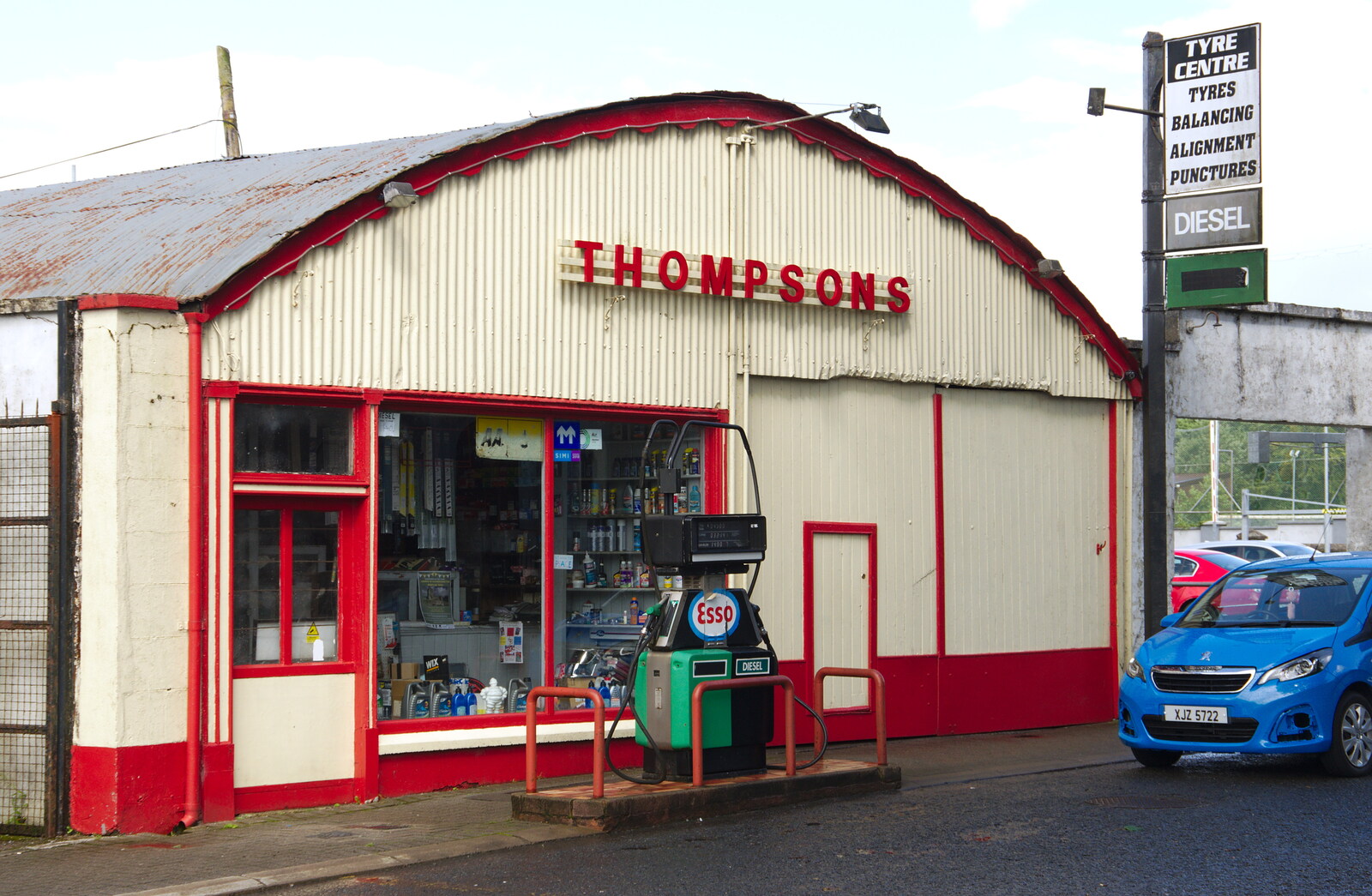 Thompson's service station on the N16 New Line from Open Mic Night, Bía Sláinte, Manorhamilton, Ireland - 17th August 2019