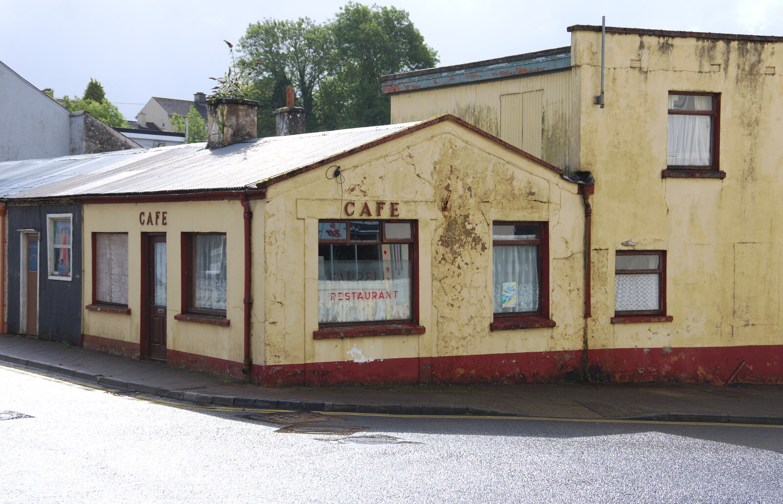 There's a more derelict café across the road from Glencar Waterfall and Parke's Castle, Kilmore, Leitrim, Ireland - 18th August 2019