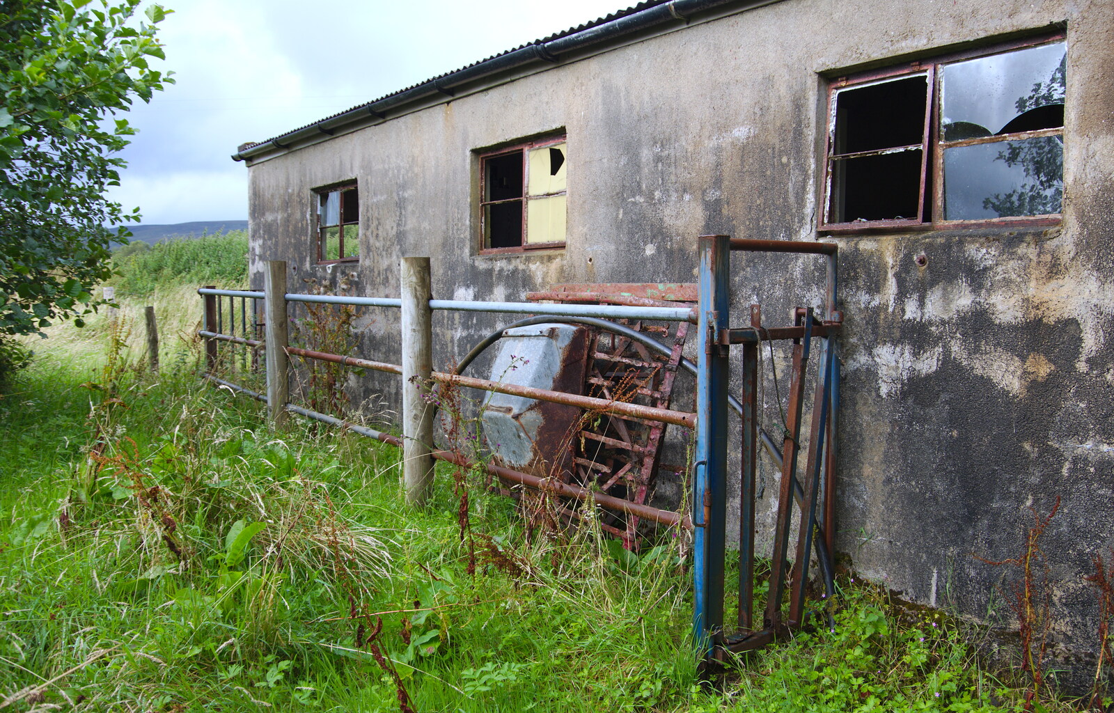 Outside the old shed from Glencar Waterfall and Parke's Castle, Kilmore, Leitrim, Ireland - 18th August 2019