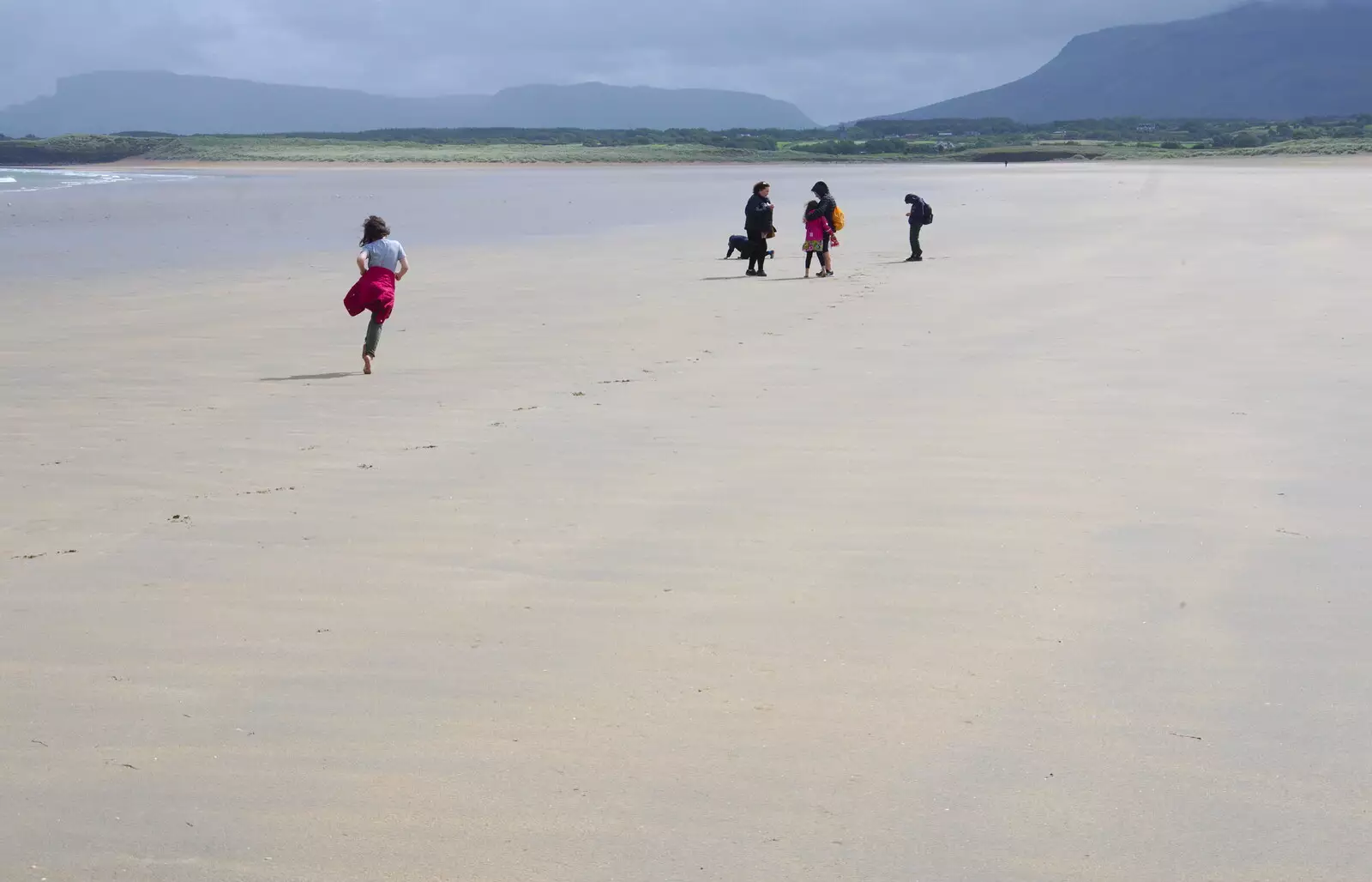 Fern races to catch up, from Mullaghmore Beach and Marble Arch Caves, Sligo and Fermanagh, Ireland - 19th August 2019