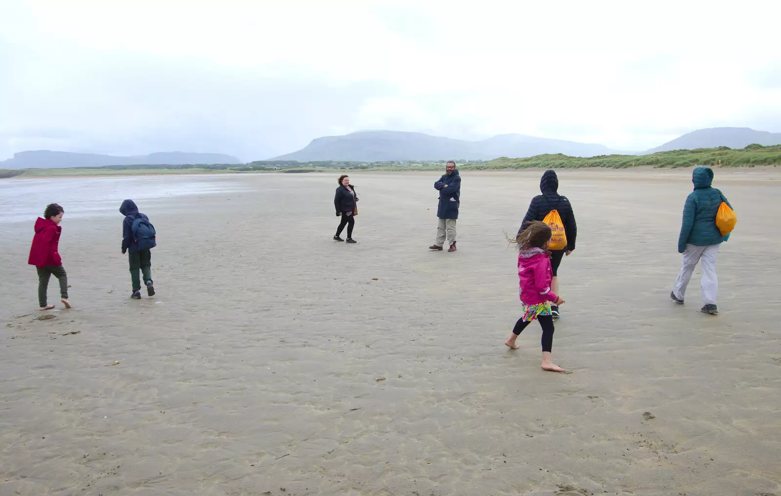 Noddy and Louise appear, from Mullaghmore Beach and Marble Arch Caves, Sligo and Fermanagh, Ireland - 19th August 2019