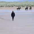 Harry stumps around on the sand, Mullaghmore Beach and Marble Arch Caves, Sligo and Fermanagh, Ireland - 19th August 2019