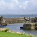 The harbour wall in Mullaghmore, Mullaghmore Beach and Marble Arch Caves, Sligo and Fermanagh, Ireland - 19th August 2019