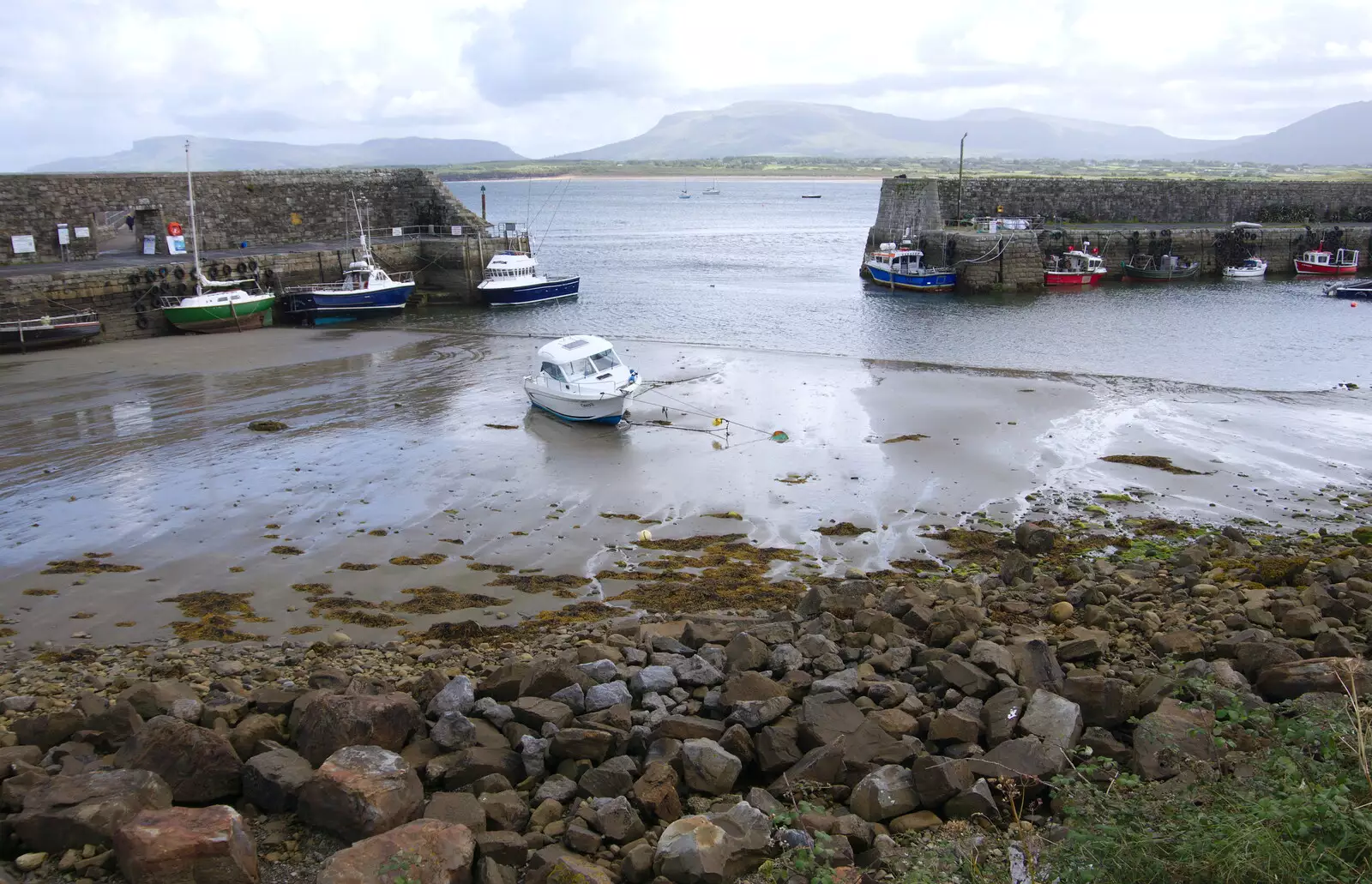 Mullaghmore harbour, from Mullaghmore Beach and Marble Arch Caves, Sligo and Fermanagh, Ireland - 19th August 2019