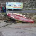 A derelict boat, Mullaghmore Beach and Marble Arch Caves, Sligo and Fermanagh, Ireland - 19th August 2019