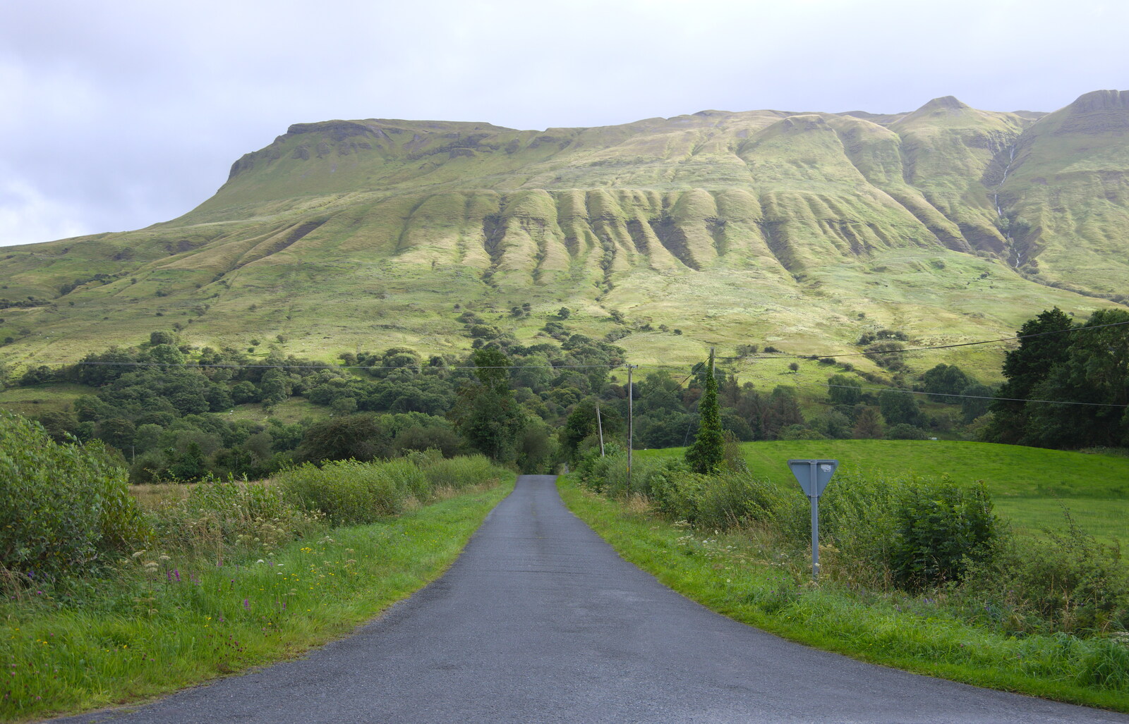 A road to somewhere from Mullaghmore Beach and Marble Arch Caves, Sligo and Fermanagh, Ireland - 19th August 2019