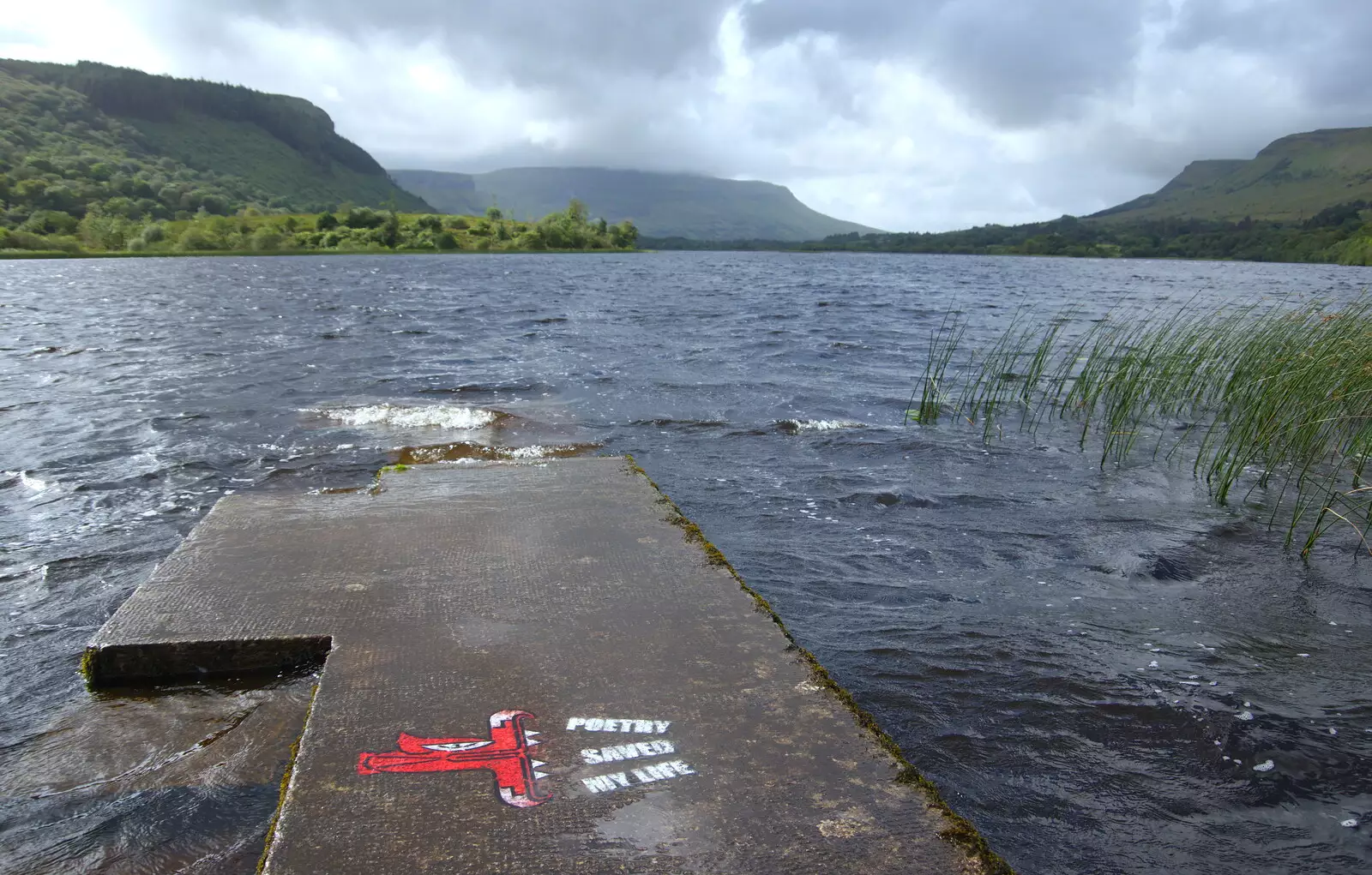 Poetry saved someone's life at Lough Glenade, from Mullaghmore Beach and Marble Arch Caves, Sligo and Fermanagh, Ireland - 19th August 2019