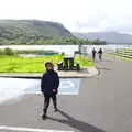 Harry stomps around, Mullaghmore Beach and Marble Arch Caves, Sligo and Fermanagh, Ireland - 19th August 2019