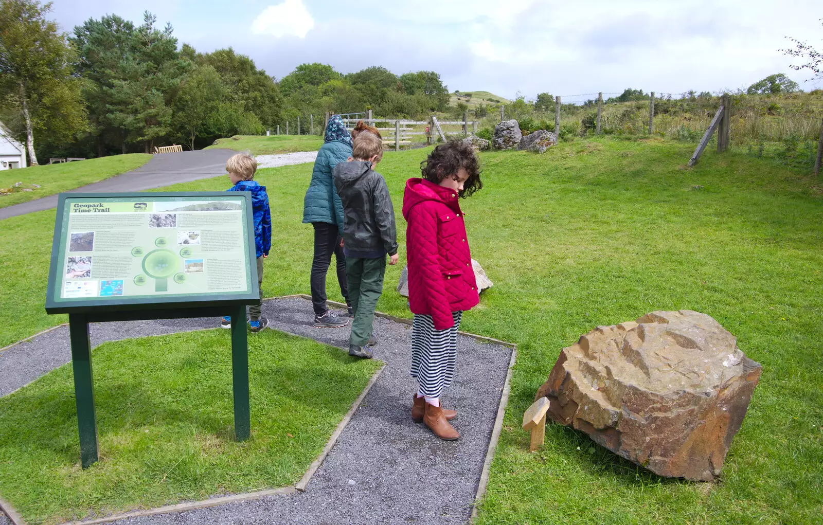 We inspect a collection of rocks through the ages, from Mullaghmore Beach and Marble Arch Caves, Sligo and Fermanagh, Ireland - 19th August 2019