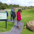 We inspect a collection of rocks through the ages, Mullaghmore Beach and Marble Arch Caves, Sligo and Fermanagh, Ireland - 19th August 2019