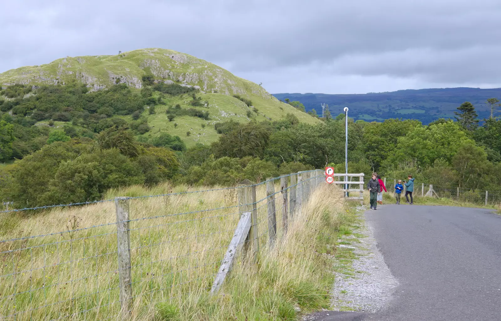 Fred and the gang in the Karst limestone landscape, from Mullaghmore Beach and Marble Arch Caves, Sligo and Fermanagh, Ireland - 19th August 2019