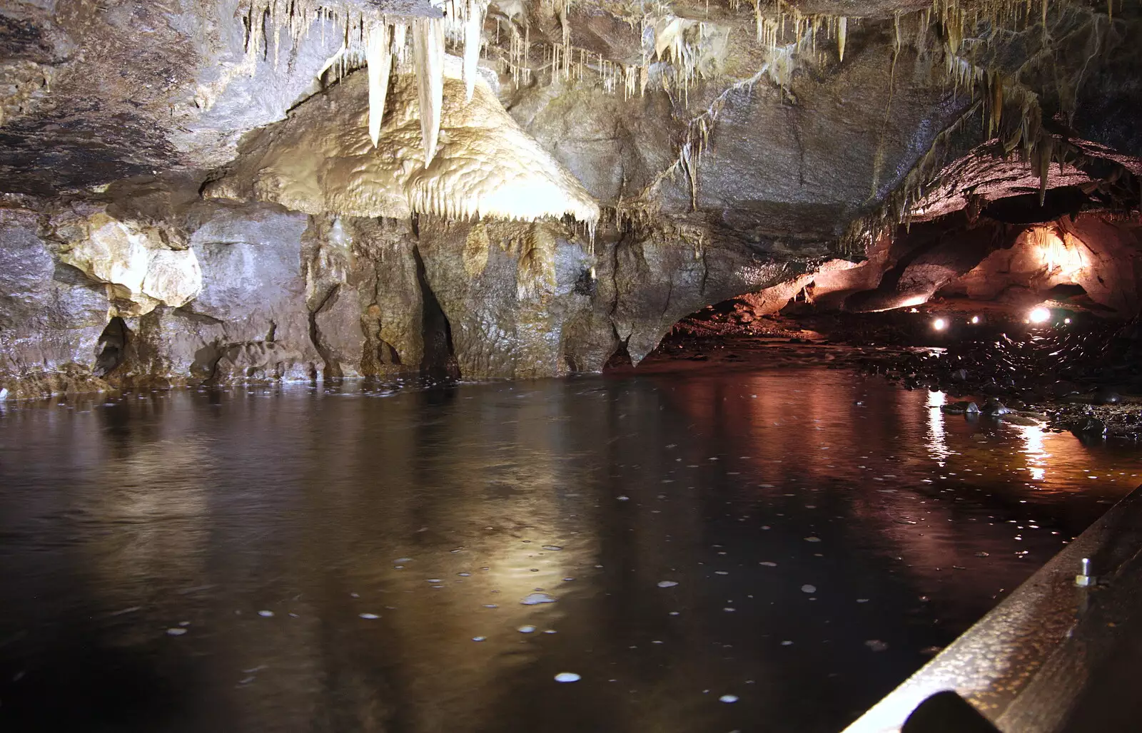 The underground river, from Mullaghmore Beach and Marble Arch Caves, Sligo and Fermanagh, Ireland - 19th August 2019