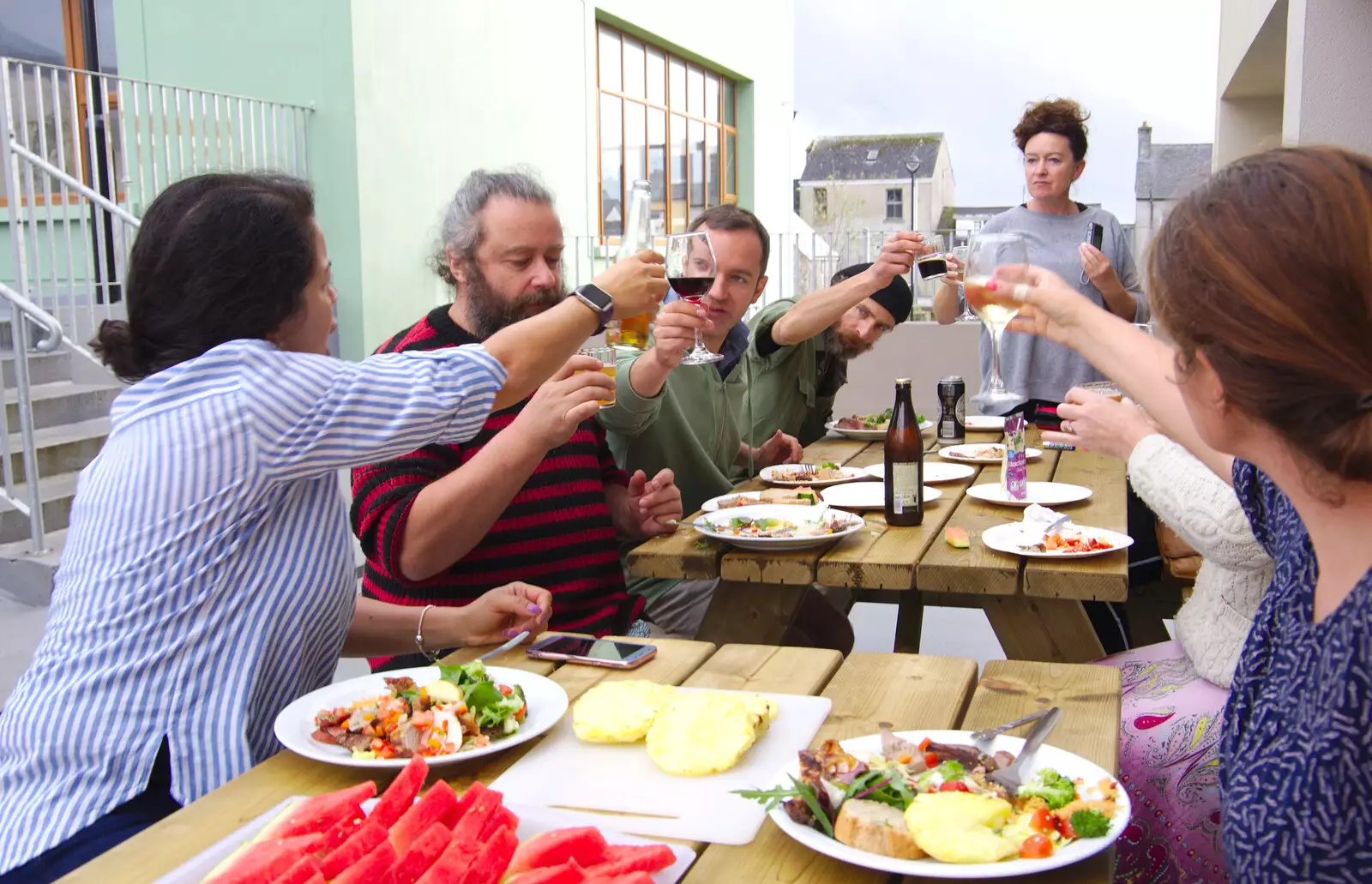 A toast to things, from Mullaghmore Beach and Marble Arch Caves, Sligo and Fermanagh, Ireland - 19th August 2019