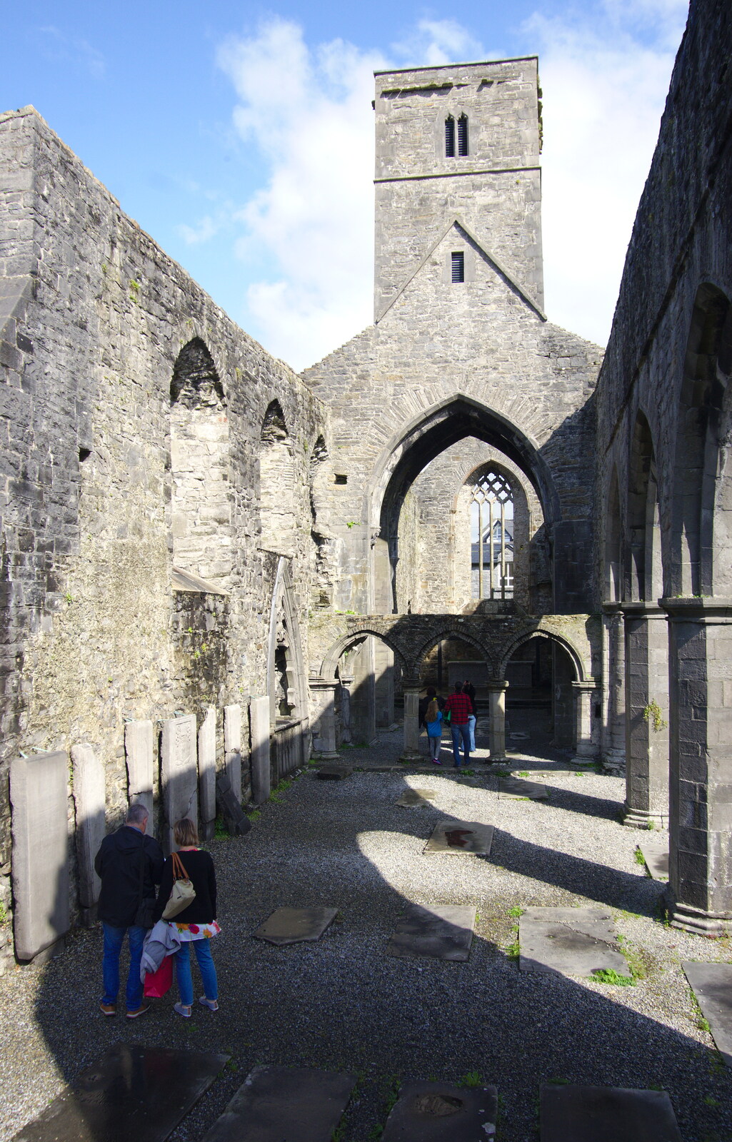 The ruins of Sligo Abbey from Florence Court and a Postcard from Sligo, Fermanagh and Sligo, Ireland - 21st August 2019