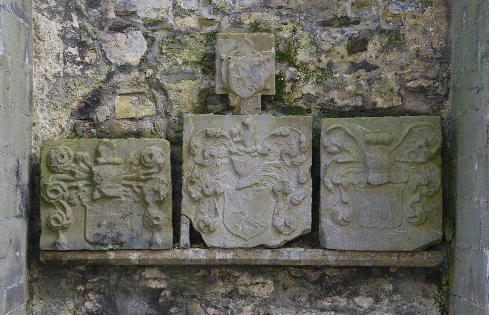 More stone carvings in Sligo Abbey from Florence Court and a Postcard from Sligo, Fermanagh and Sligo, Ireland - 21st August 2019