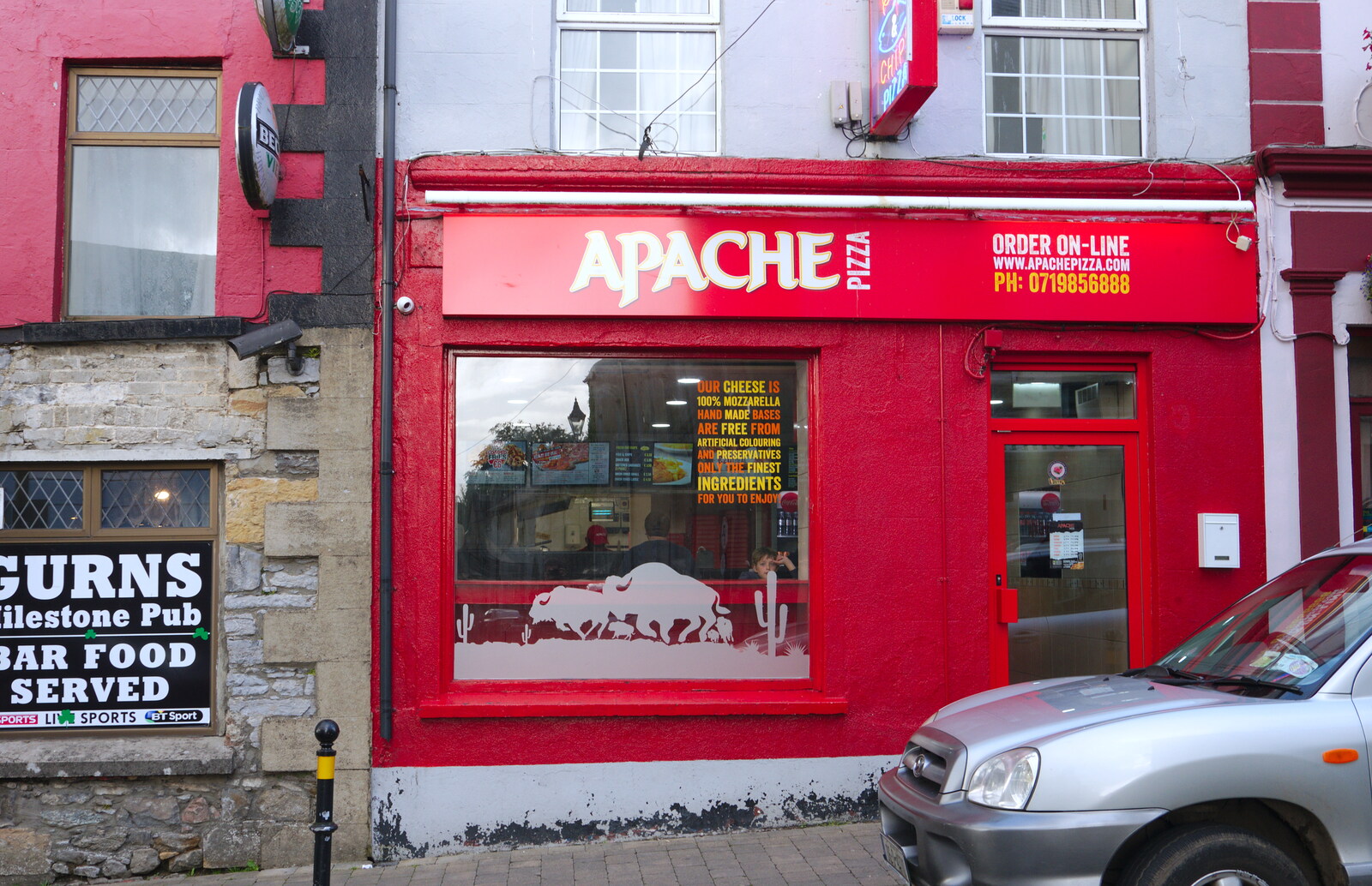 Apache Pizza in Manorhamilton from Florence Court and a Postcard from Sligo, Fermanagh and Sligo, Ireland - 21st August 2019