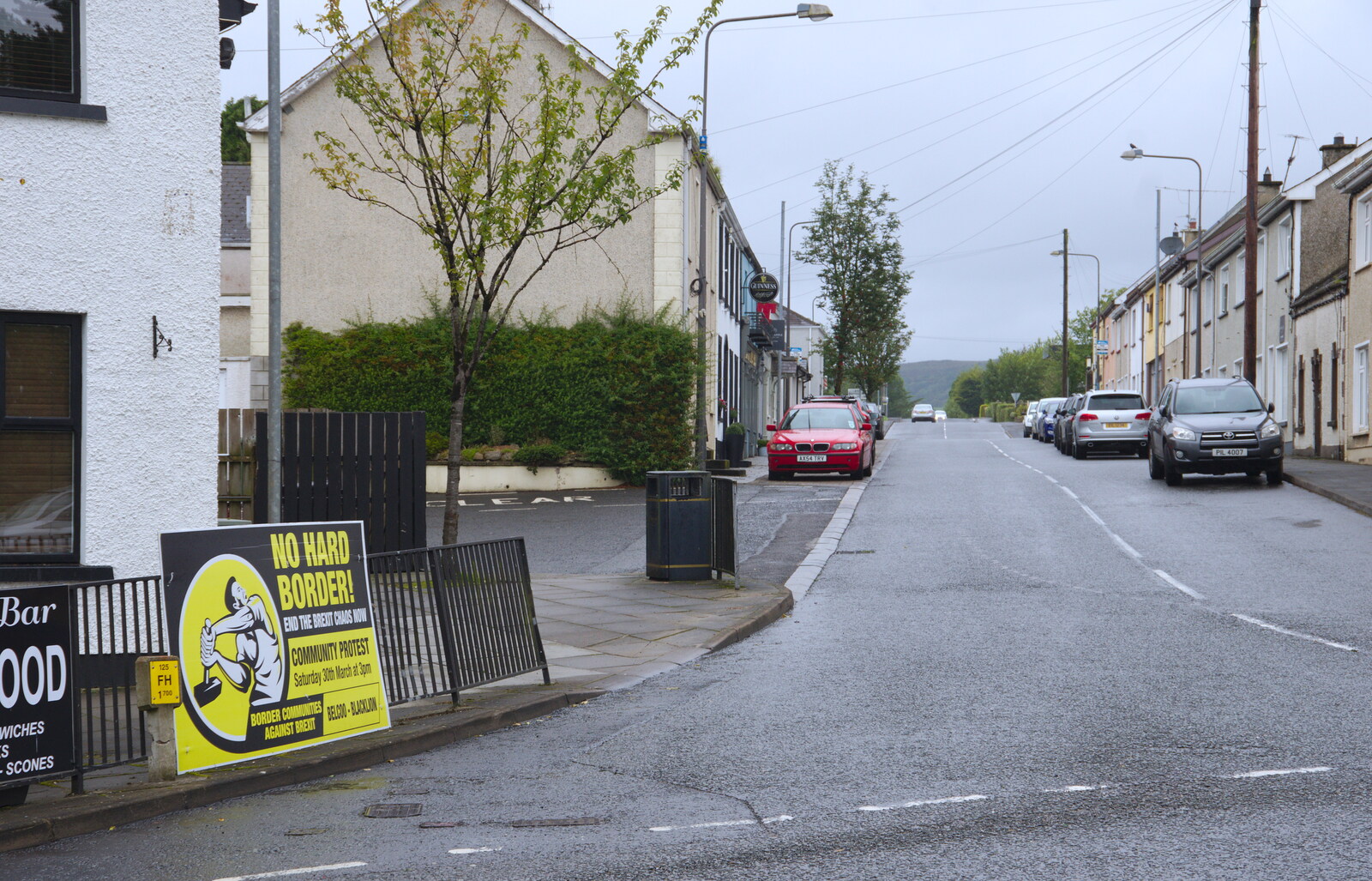 Another anti-Brexit poster in Belcoo from Travels in the Borderlands: An Blaic/Blacklion to Belcoo and back, Cavan and Fermanagh, Ireland - 22nd August 2019