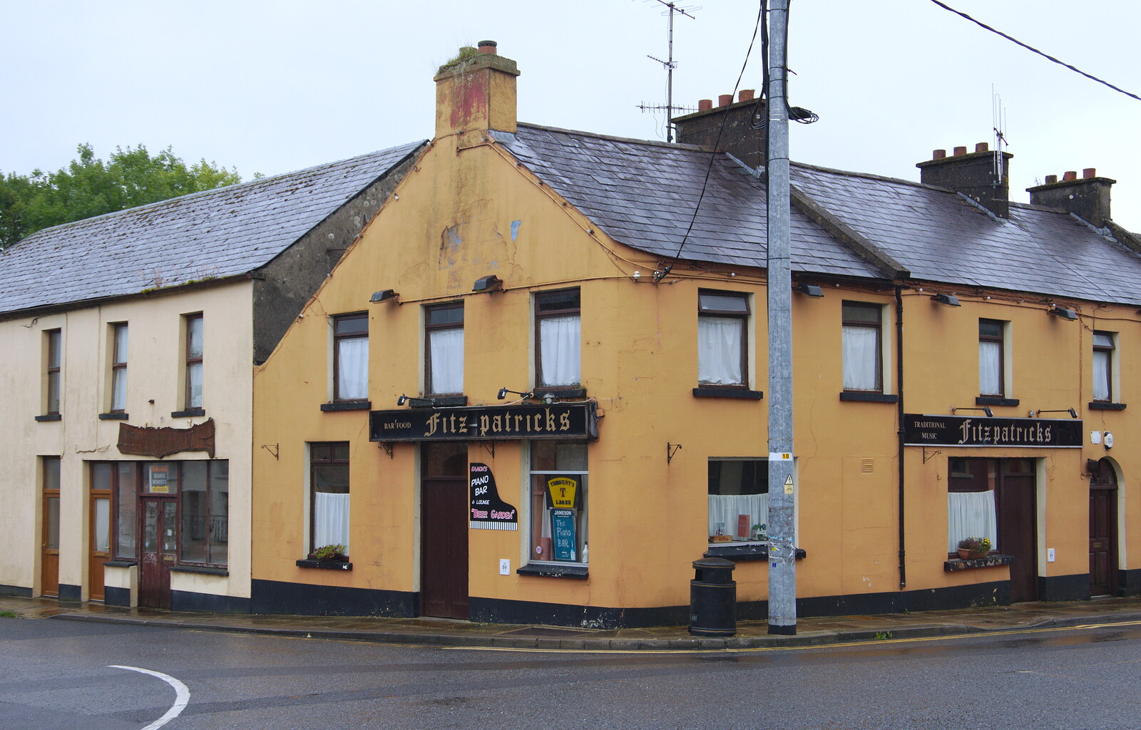 The semi-derelict Fitz-Patrick's in An Blaic from Travels in the Borderlands: An Blaic/Blacklion to Belcoo and back, Cavan and Fermanagh, Ireland - 22nd August 2019