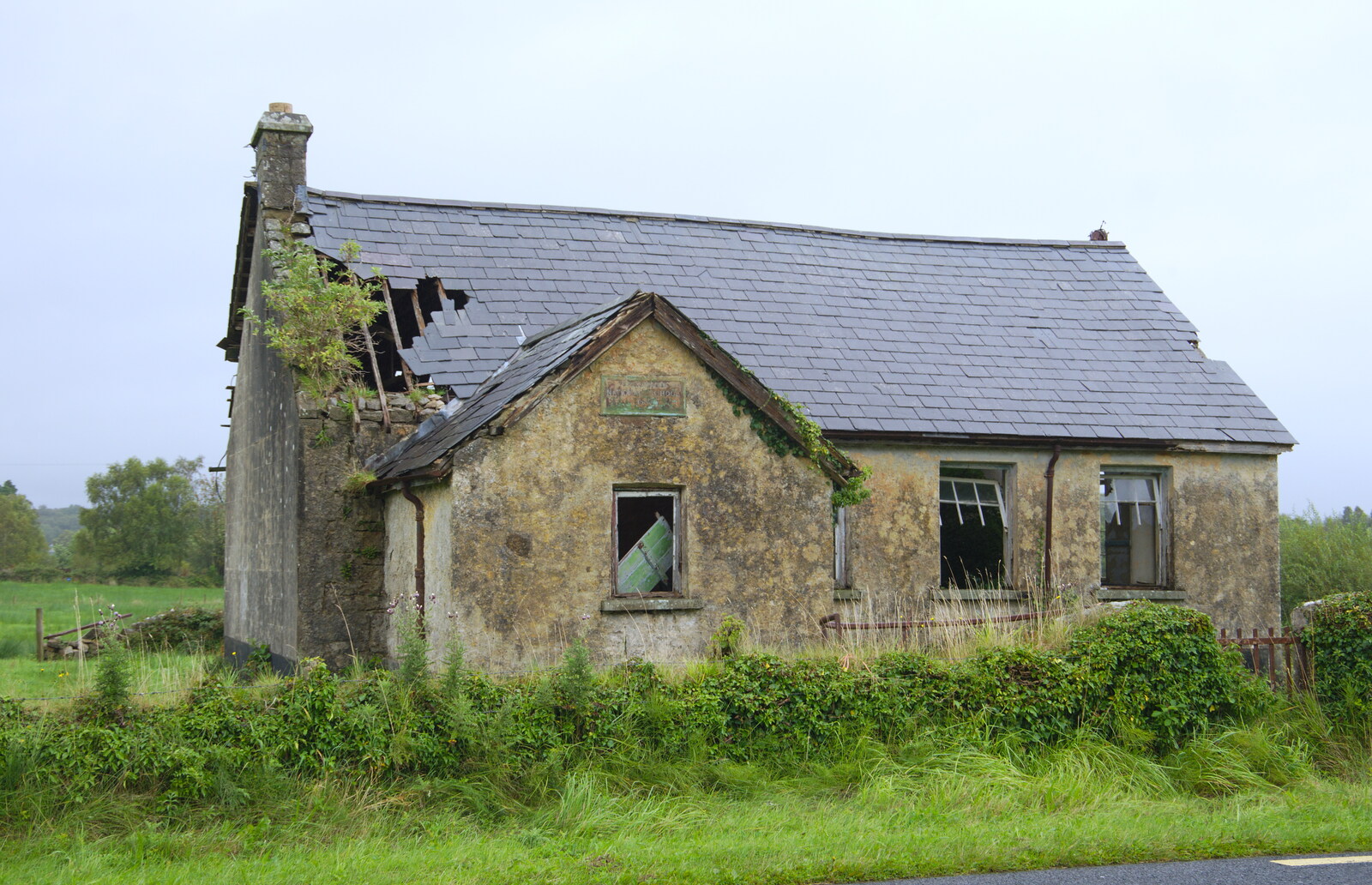 Brockagh National School near Glenfarne from Travels in the Borderlands: An Blaic/Blacklion to Belcoo and back, Cavan and Fermanagh, Ireland - 22nd August 2019
