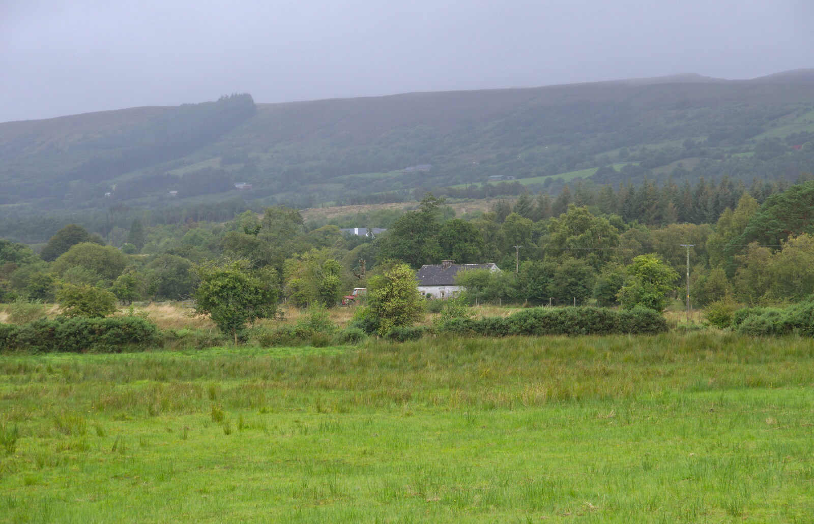 The misty hills near Glenfarne from Travels in the Borderlands: An Blaic/Blacklion to Belcoo and back, Cavan and Fermanagh, Ireland - 22nd August 2019