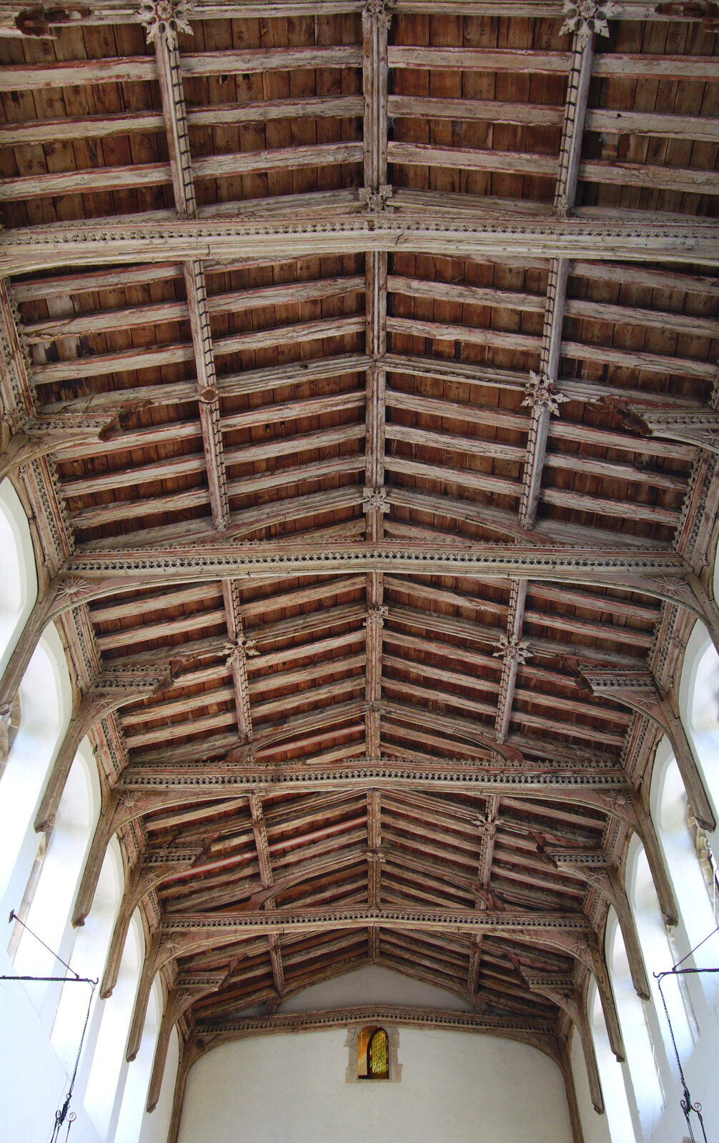 A nice church roof from The Gislingham Silver Band at Walsham Le Willows, Suffolk - 26th August 2019