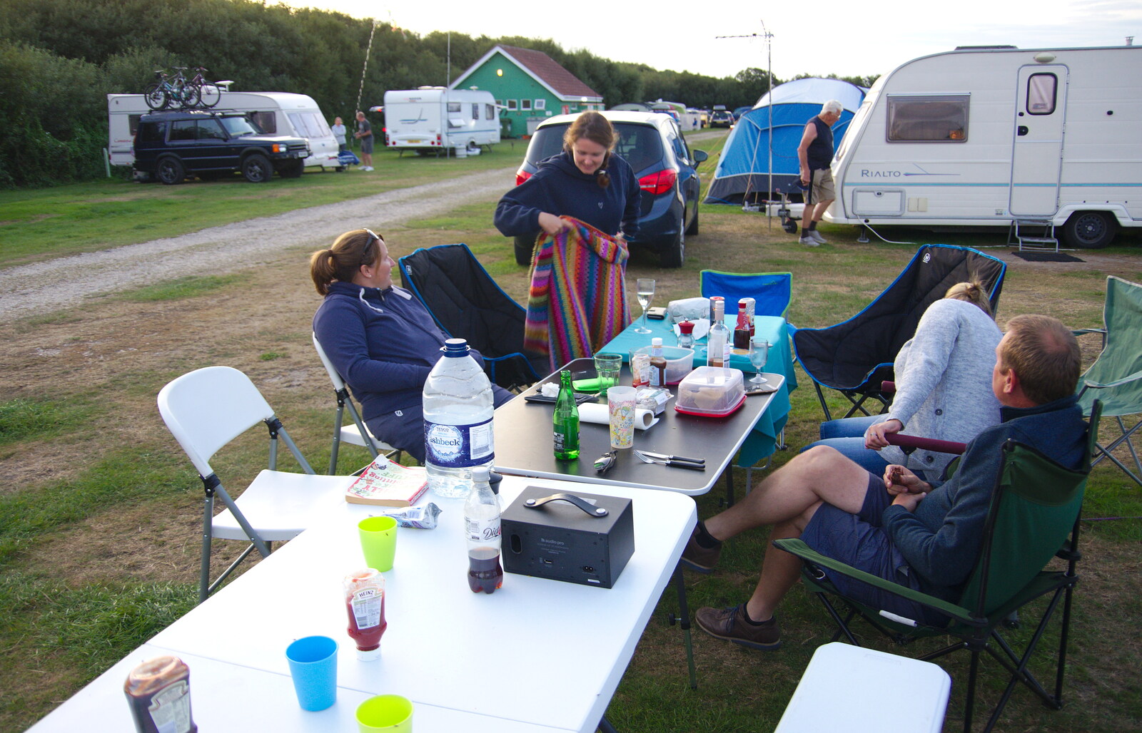 First night nibbles and drinks from Waxham Sands and the Nelson Head Beer Festival, Horsey, Norfolk - 31st August 2019
