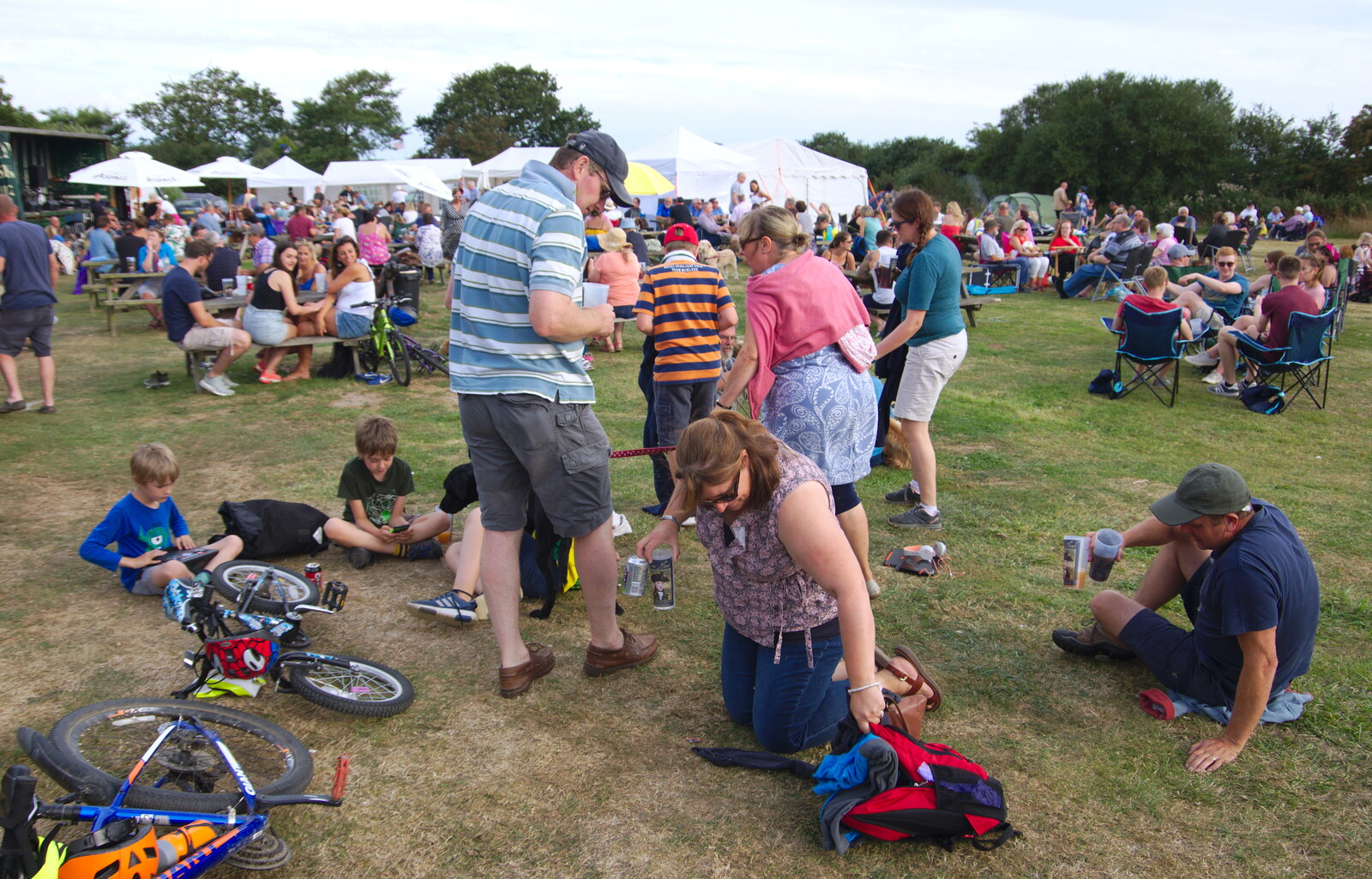 There's a good turnout from Waxham Sands and the Nelson Head Beer Festival, Horsey, Norfolk - 31st August 2019