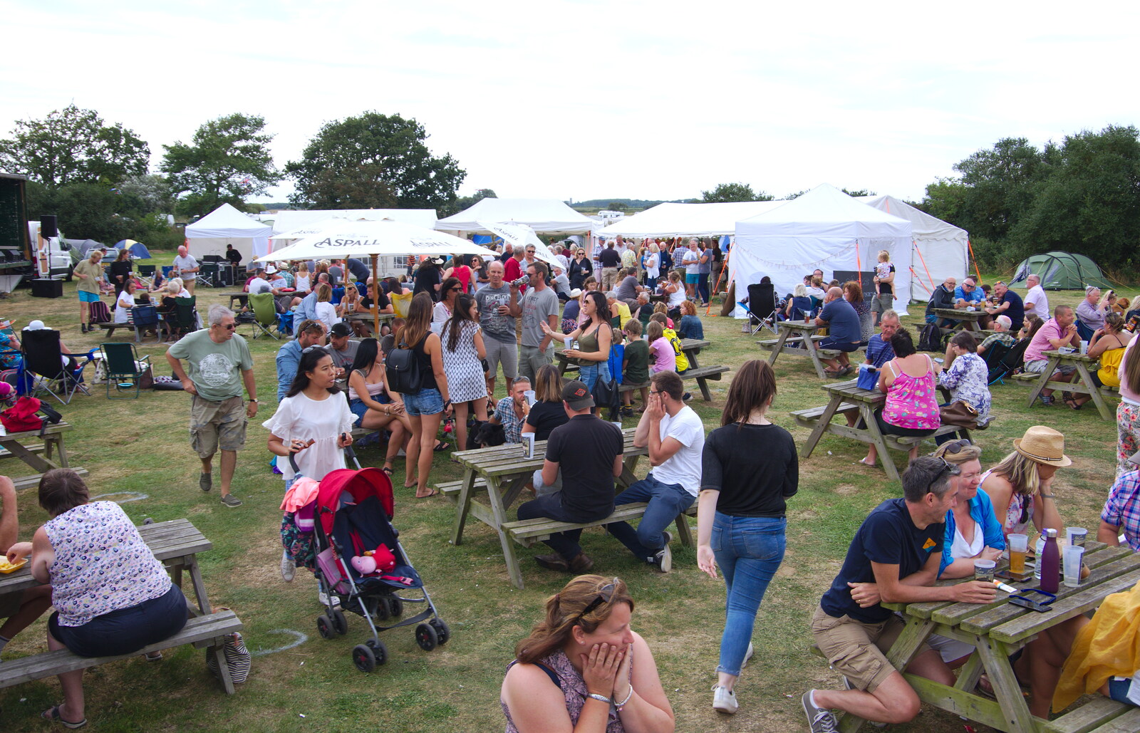 More crowds from Waxham Sands and the Nelson Head Beer Festival, Horsey, Norfolk - 31st August 2019