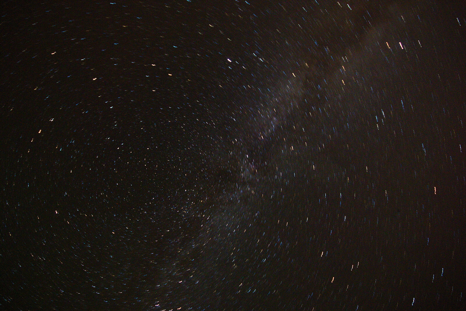 A 30-second exposure shows the Milky Way from Waxham Sands and the Nelson Head Beer Festival, Horsey, Norfolk - 31st August 2019