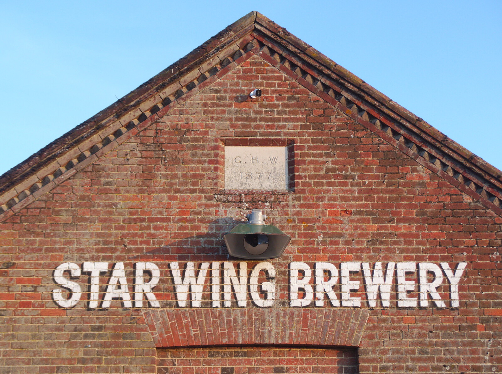Star Wing sign on an 1877 building from Up on the Roof: a Hydroponic City Farm, Kingdom Street, Paddington - 3rd September 2019