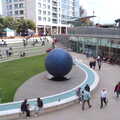 There's a strange blue ball in Sheldon Square, A Boat Trip on the River, Stratford upon Avon, Warwickshire - 14th September 2019