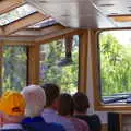 There's a stray leg dangling down from the roof, A Boat Trip on the River, Stratford upon Avon, Warwickshire - 14th September 2019