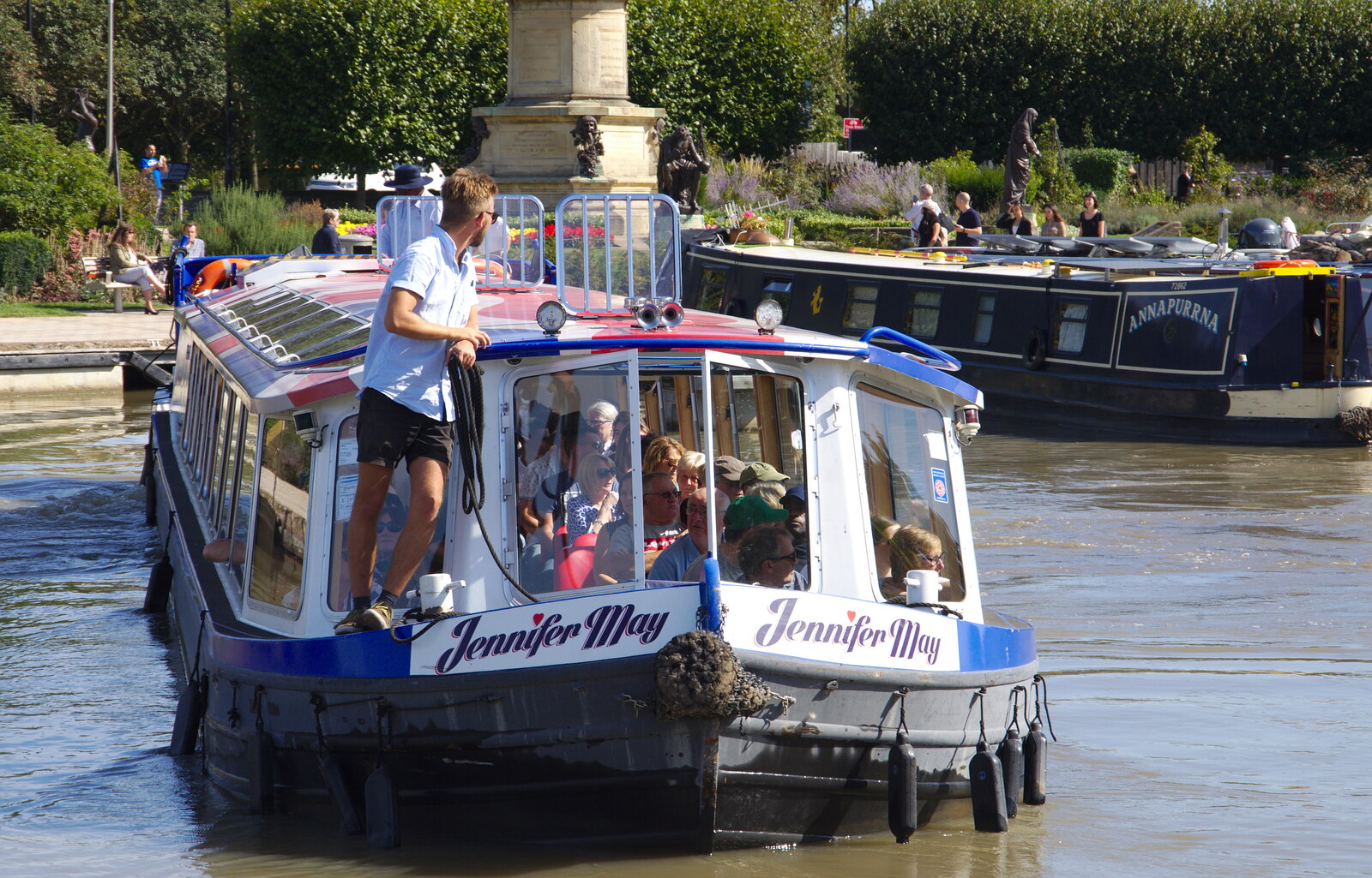 The Jennifer May tour boat from A Boat Trip on the River, Stratford upon Avon, Warwickshire - 14th September 2019