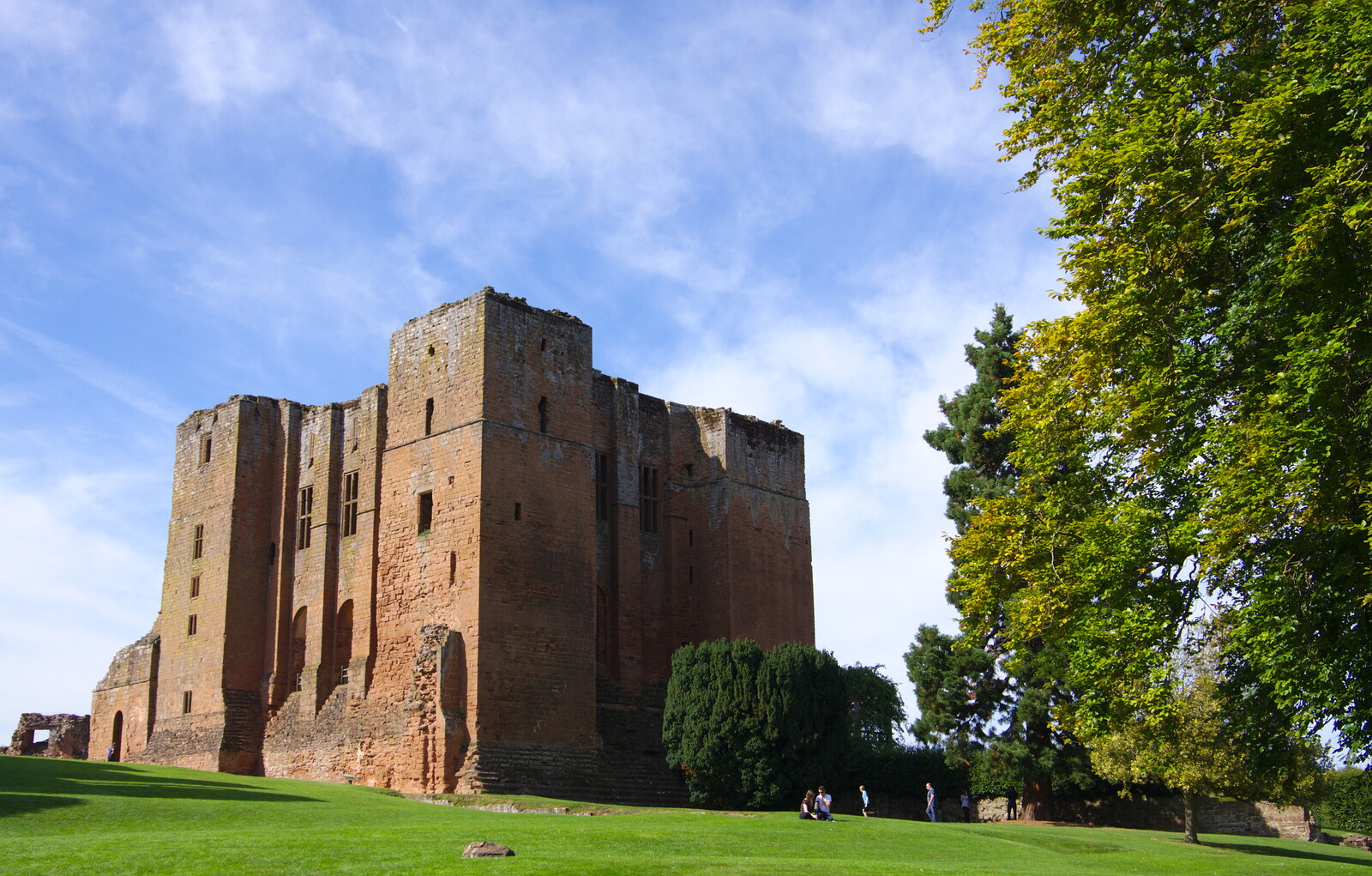 The original castle keep from Kenilworth Castle and the 69th Entry Reunion Dinner, Stratford, Warwickshire - 14th September 2019