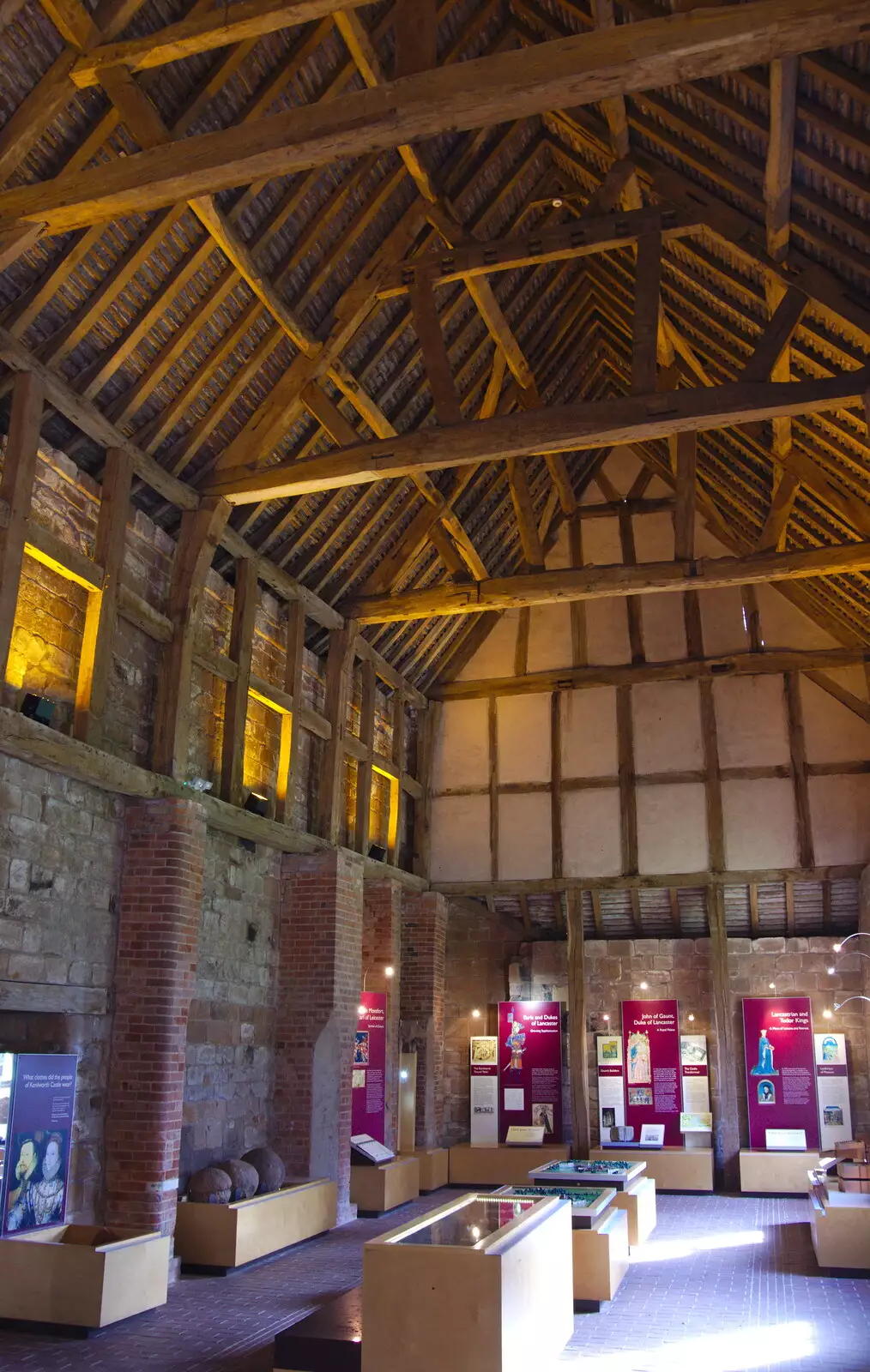 inside the stables - now the visitors' centre, from Kenilworth Castle and the 69th Entry Reunion Dinner, Stratford, Warwickshire - 14th September 2019