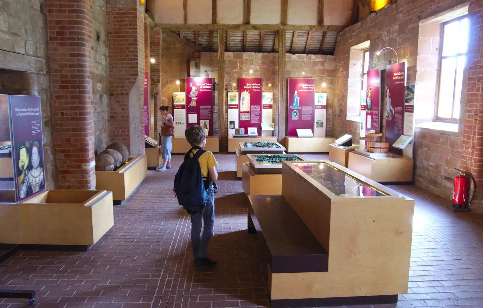 Fred wanders about in the museum, from Kenilworth Castle and the 69th Entry Reunion Dinner, Stratford, Warwickshire - 14th September 2019