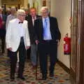 The group begins the long trek to dinner, Kenilworth Castle and the 69th Entry Reunion Dinner, Stratford, Warwickshire - 14th September 2019