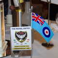 2019 The Royal Entry badge and RAF ensign