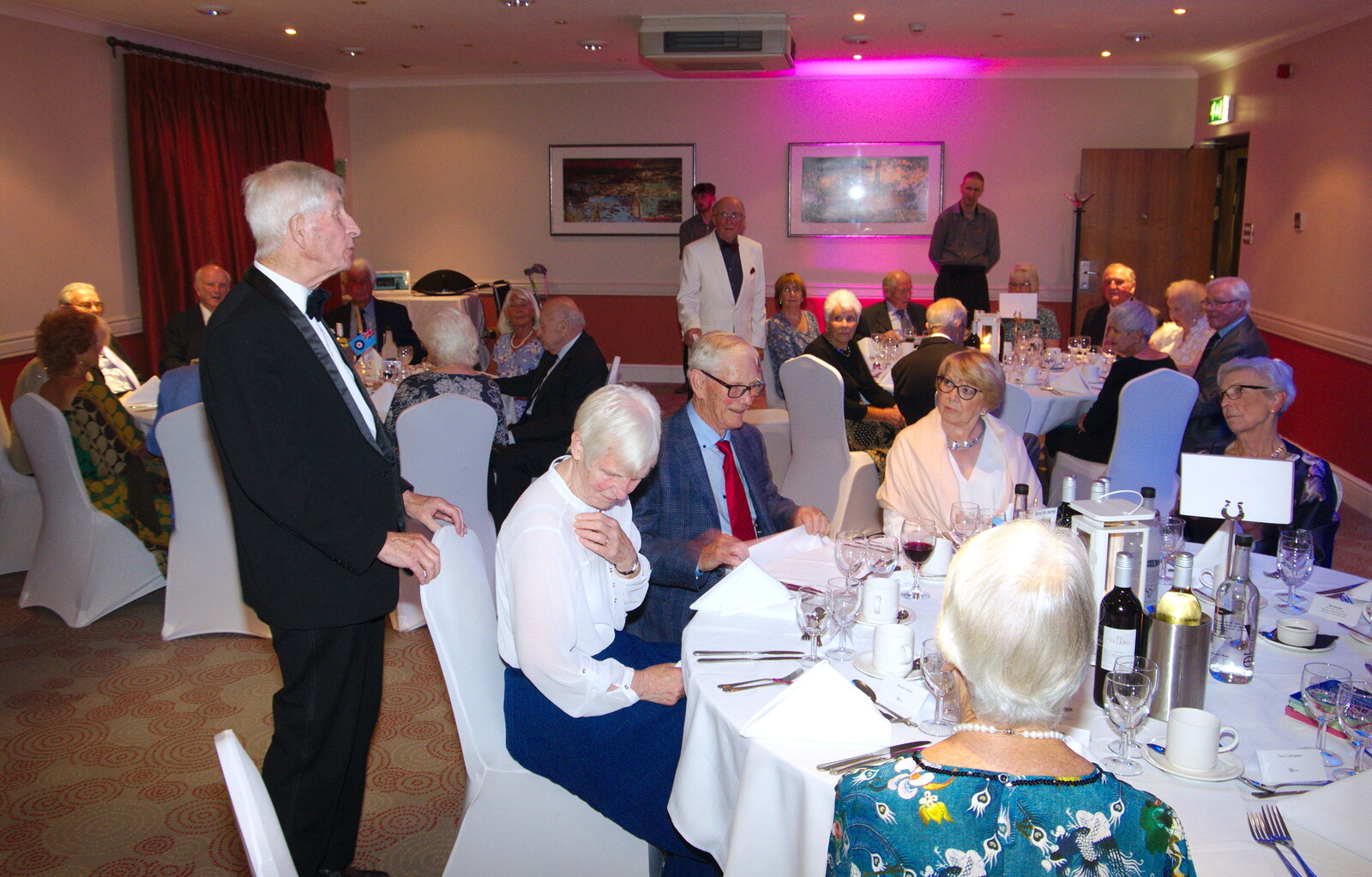 A pre-dinner introduction from Kenilworth Castle and the 69th Entry Reunion Dinner, Stratford, Warwickshire - 14th September 2019
