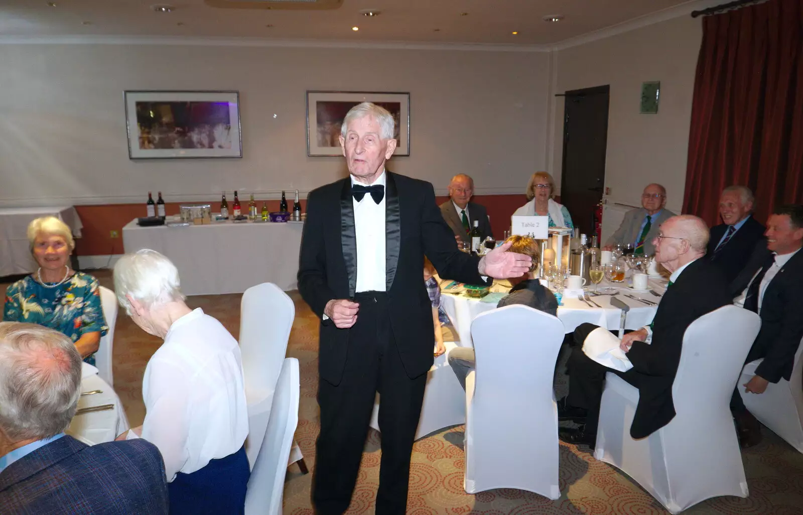 The speech continues, from Kenilworth Castle and the 69th Entry Reunion Dinner, Stratford, Warwickshire - 14th September 2019